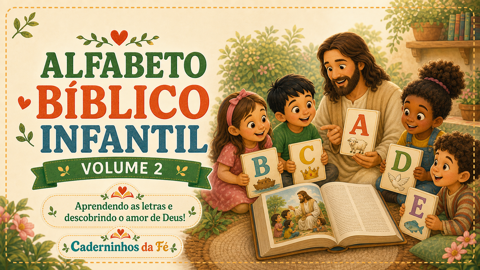 Capa do material Bônus Alfabeto Bíblico volume 2