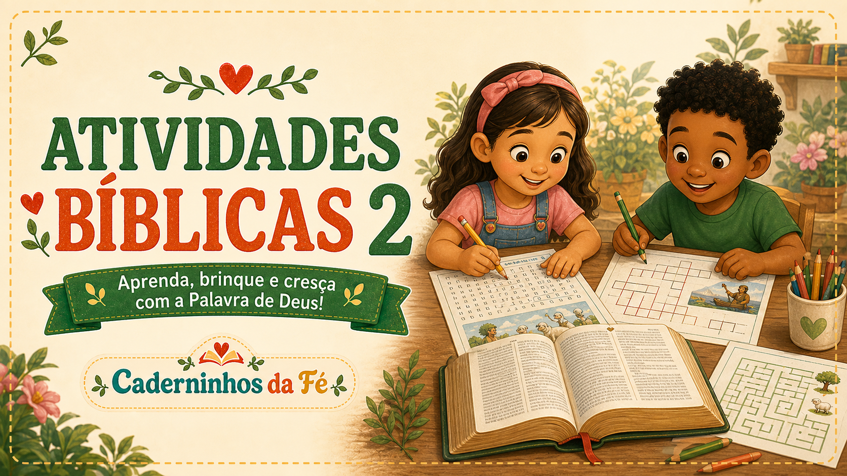Capa do material Bônus Atividades Bíblicas 2