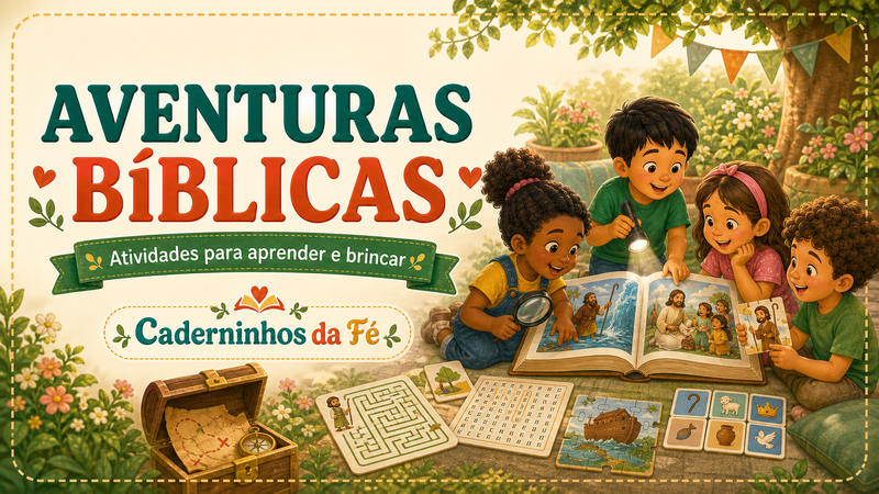 Capa do material Aventuras Bíblicas